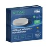 Panel natynkowy downlight V-TAC 12W LED CREE CHIP okrągły 167x30mm VT-60012CCT 3000K-4000K-6500K 1320lm 6 lat gwarancji